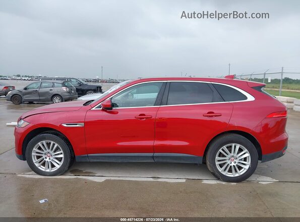 SADCK2BVXHA066657 2017 JAGUAR F-PACE Красный Панорамный вид салона 360°