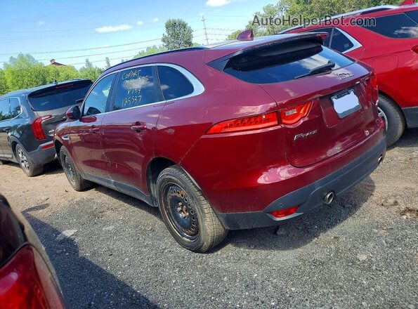 SADCK2BVXHA885720 2017 JAGUAR F-PACE Красный Задняя левая четверть