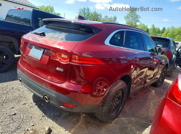 SADCK2BVXHA885720 2017 JAGUAR F-PACE Красный Задняя правая четверть