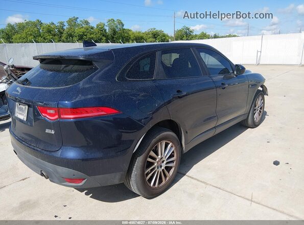 SADCK2EV4JA246475 2018 JAGUAR F-PACE Blue Trasero derecho