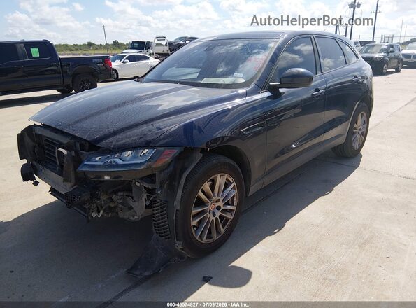 SADCK2EV4JA246475 2018 JAGUAR F-PACE Blue Vista frontal