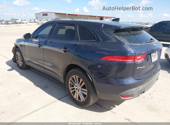 SADCK2EV4JA246475 2018 JAGUAR F-PACE Blue Trasero izquierdo
