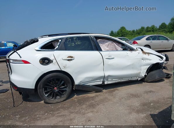 SADCK2EV6JA240063 2018 JAGUAR F-PACE White Вид задньої частини салону