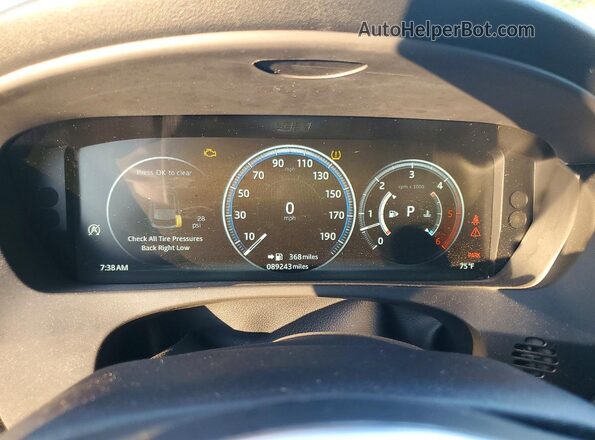 SADCK2FN8JA255260 2018 JAGUAR F-PACE Серебряный Вид щитка приборов