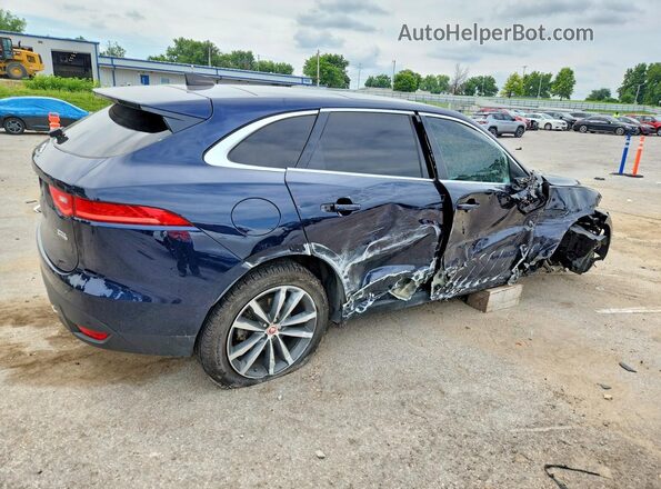SADCK2FX3LA618164 2020 JAGUAR F-PACE Blue Հետևի աջ