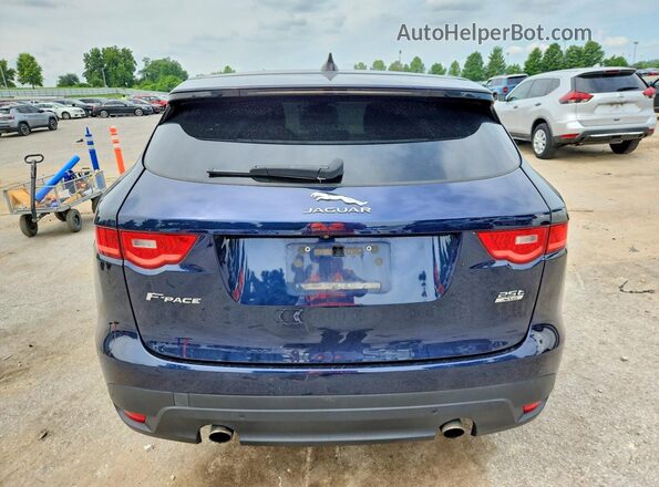 SADCK2FX3LA618164 2020 JAGUAR F-PACE Blue Հետևի տեսք