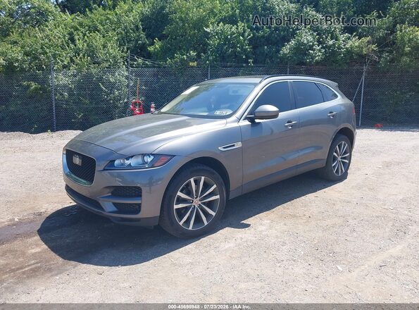 SADCK2FX4KA397138 2019 JAGUAR F-PACE Серый Передняя левая четверть