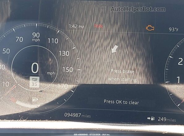 SADCK2FX4KA397138 2019 JAGUAR F-PACE Серый 