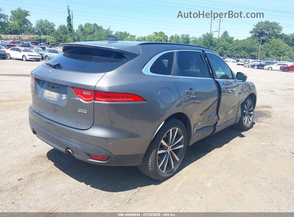 SADCK2FX4KA397138 2019 JAGUAR F-PACE Серый Задняя правая четверть