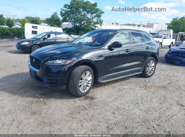 SADCK2FX7JA266445 2018 JAGUAR F-PACE Black Vista tres cuartos delantera izquierda