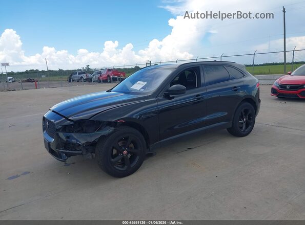 SADCK2FX7JA269667 2018 JAGUAR F-PACE Black წინა მარცხენა ხედი სამი მეოთხედიდან