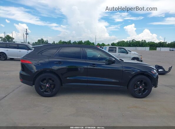 SADCK2FX7JA269667 2018 JAGUAR F-PACE Black უკანა სალონის ხედი