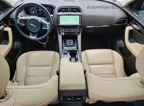 SADCK2FX7LA657503 2020 JAGUAR F-PACE White Widok deski rozdzielczej
