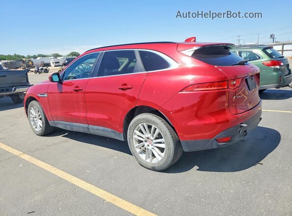SADCK2FX8JA245250 2018 JAGUAR F-PACE Red Հետևի ձախ
