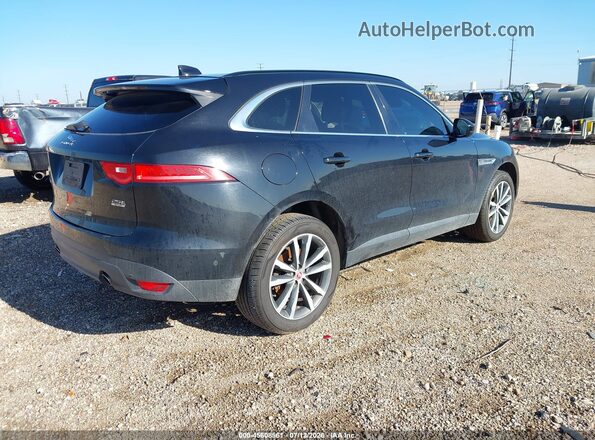 SADCK2FX9KA392470 2019 JAGUAR F-PACE Black Задня права чверть