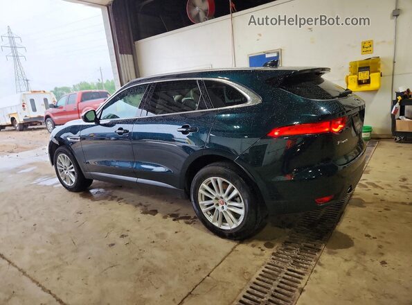 SADCK2FX9LA651511 2020 JAGUAR F-PACE Green Հետևի ձախ
