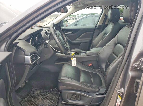 SADCK2FXXJA255164 2018 JAGUAR F-PACE Gray Vista interior delantera