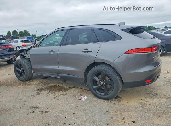SADCK2FXXJA255164 2018 JAGUAR F-PACE Gray Trasero izquierdo