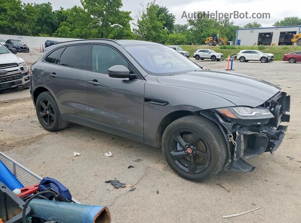 SADCK2FXXJA255164 2018 JAGUAR F-PACE Gray Delantero derecho