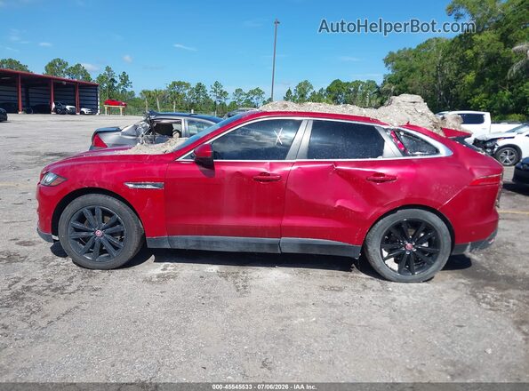 SADCK2GX0KA362451 2019 JAGUAR F-PACE Red სალონის 360-გრადუსიანი ხედი