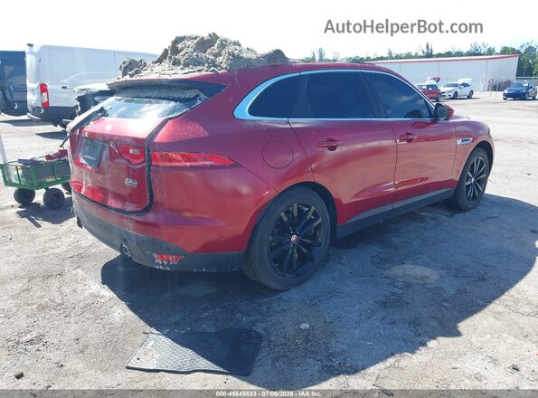 SADCK2GX0KA362451 2019 JAGUAR F-PACE Red უკანა მარჯვენა