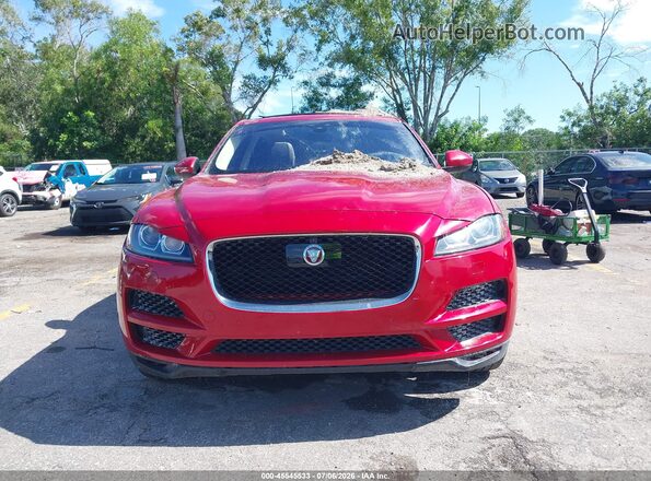 SADCK2GX0KA362451 2019 JAGUAR F-PACE Red ხელსაწყოთა პანელის ხედი