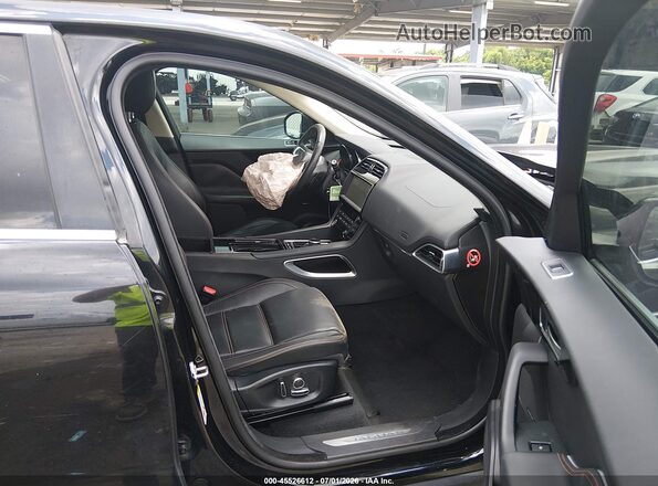 SADCK2GX0KA395126 2019 JAGUAR F-PACE Black Widok wnętrza z przodu