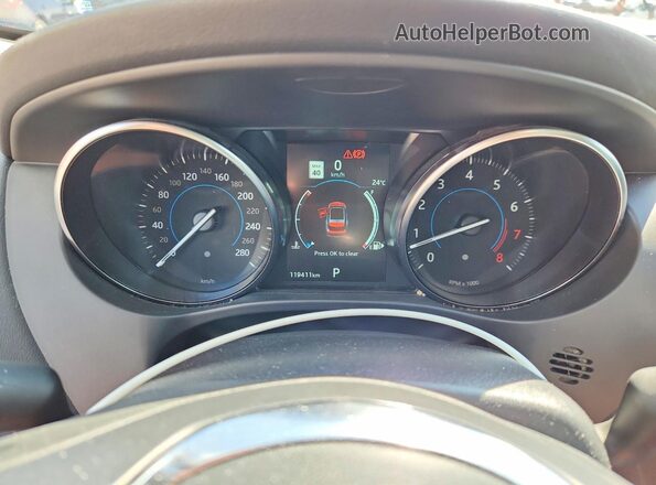 SADCK2GX1LA631087 2020 JAGUAR F-PACE Белый Вид щитка приборов