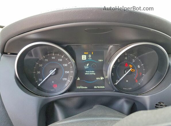 SADCK2GX2LA639263 2020 JAGUAR F-PACE Черный Вид щитка приборов