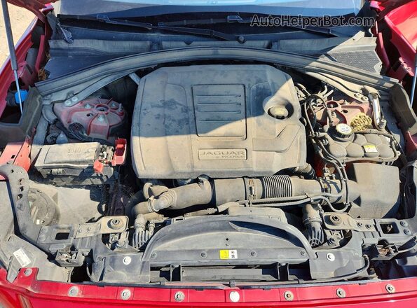 SADCK2GX9LA634769 2020 JAGUAR F-PACE Red Vista del compartimento del motor