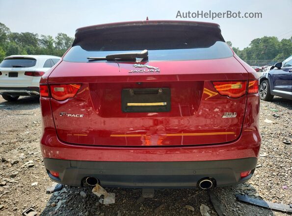 SADCL2BV2HA896501 2017 JAGUAR F-PACE Red Հետևի տեսք