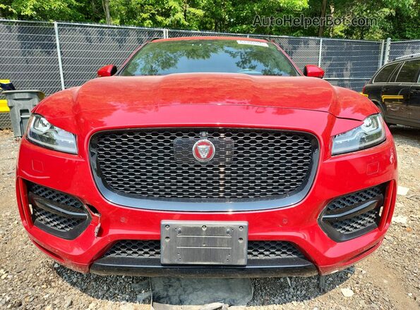 SADCL2BV2HA896501 2017 JAGUAR F-PACE Red Դիմացի տեսք