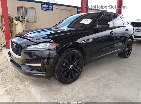 SADCL2BV3HA059241 2017 JAGUAR F-PACE Black Vista tres cuartos delantera izquierda