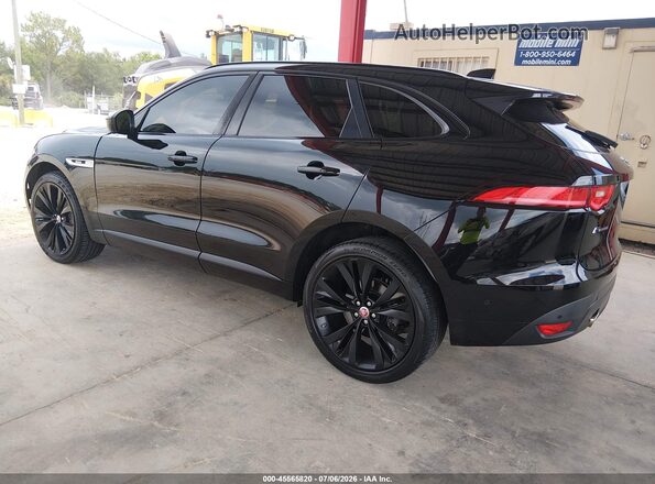 SADCL2BV3HA059241 2017 JAGUAR F-PACE Black Trasero izquierdo