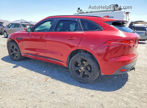 SADCL2BV4HA887606 2017 JAGUAR F-PACE Красный Задняя левая четверть