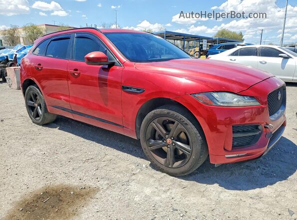 SADCL2BV4HA887606 2017 JAGUAR F-PACE Красный Передняя правая четверть