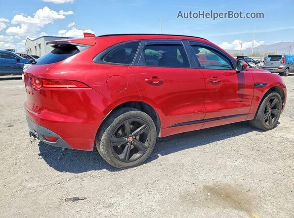 SADCL2BV4HA887606 2017 JAGUAR F-PACE Красный Задняя правая четверть