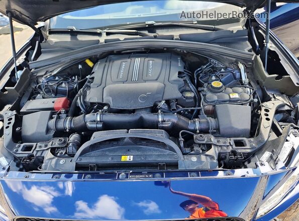 SADCL2BVXHA884046 2017 JAGUAR F-PACE Blue Вид підкапотного простору