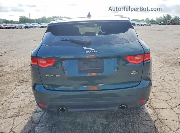 SADCL2EV2JA246570 2018 JAGUAR F-PACE Зеленый Вид сзади