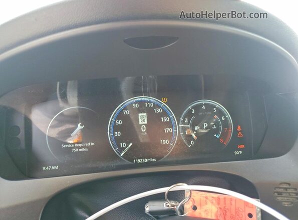 SADCL2EV2JA246570 2018 JAGUAR F-PACE Зеленый Вид щитка приборов