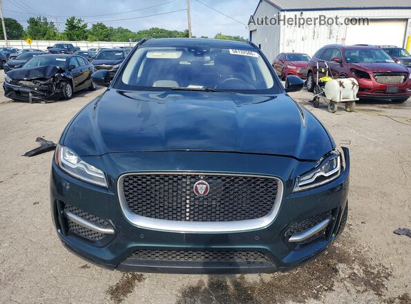 SADCL2EV2JA246570 2018 JAGUAR F-PACE Зеленый Вид спереди