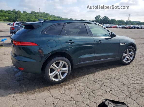 SADCL2EV2JA246570 2018 JAGUAR F-PACE Зеленый Задняя правая четверть
