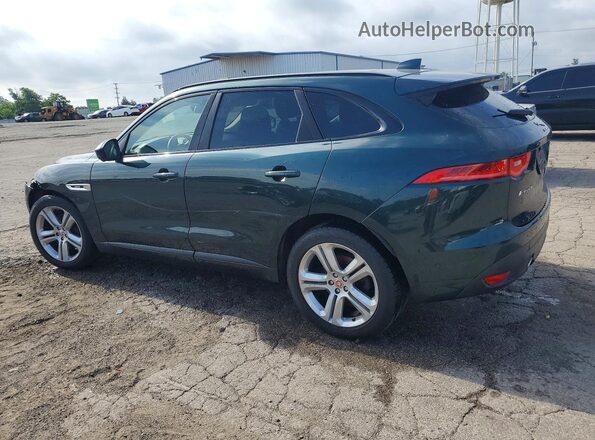 SADCL2EV2JA246570 2018 JAGUAR F-PACE Зеленый Задняя левая четверть