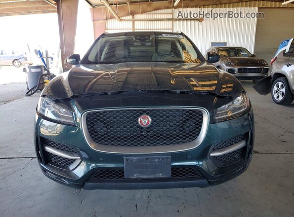 SADCL2FN5JA296202 2018 JAGUAR F-PACE Зеленый Вид спереди