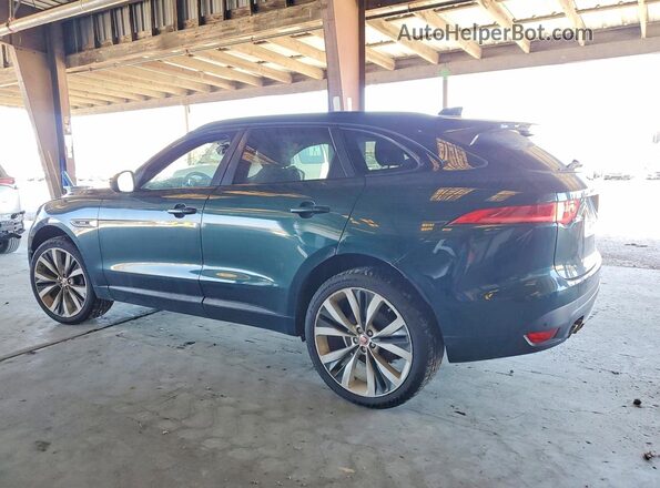 SADCL2FN5JA296202 2018 JAGUAR F-PACE Зеленый Задняя левая четверть