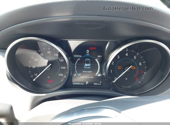 SADCL2FX6JA324753 2018 JAGUAR F-PACE White Вид задніх сидінь