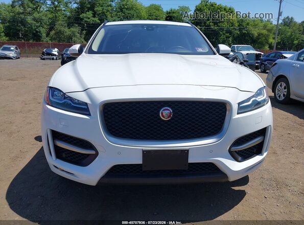 SADCL2FX6JA324753 2018 JAGUAR F-PACE White Вид щитка приладів