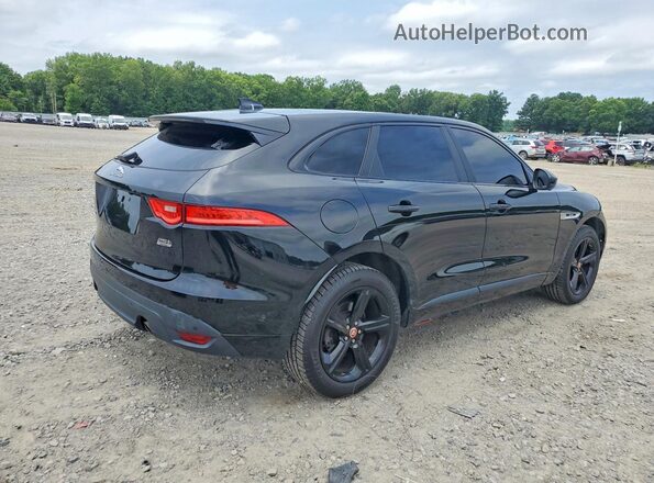SADCL2FX8JA262689 2018 JAGUAR F-PACE Black Tył prawy