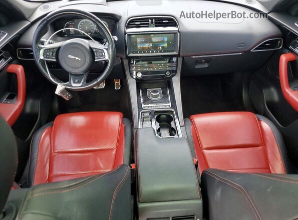 SADCL2FX8JA262689 2018 JAGUAR F-PACE Black Widok deski rozdzielczej