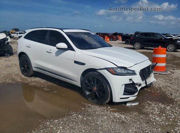 SADCL2GX0JA279954 2018 JAGUAR F-PACE Белый Передняя правая четверть